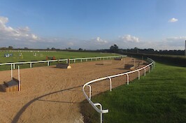 Ground view of the 600 metre canter track and XC 2